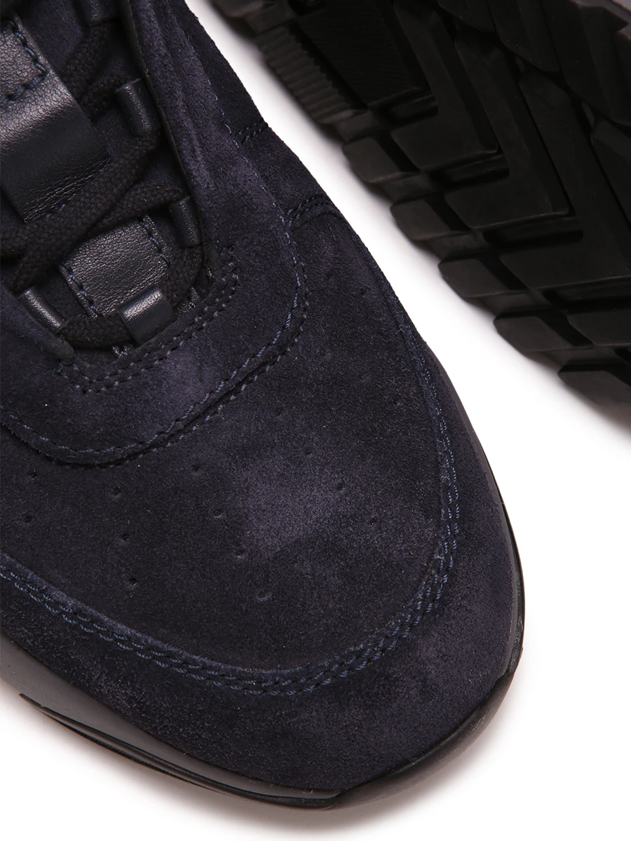 Кроссовки замшевые на меху