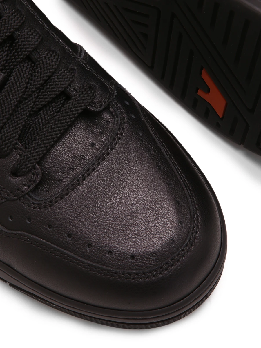 Кеды кожаные на меху