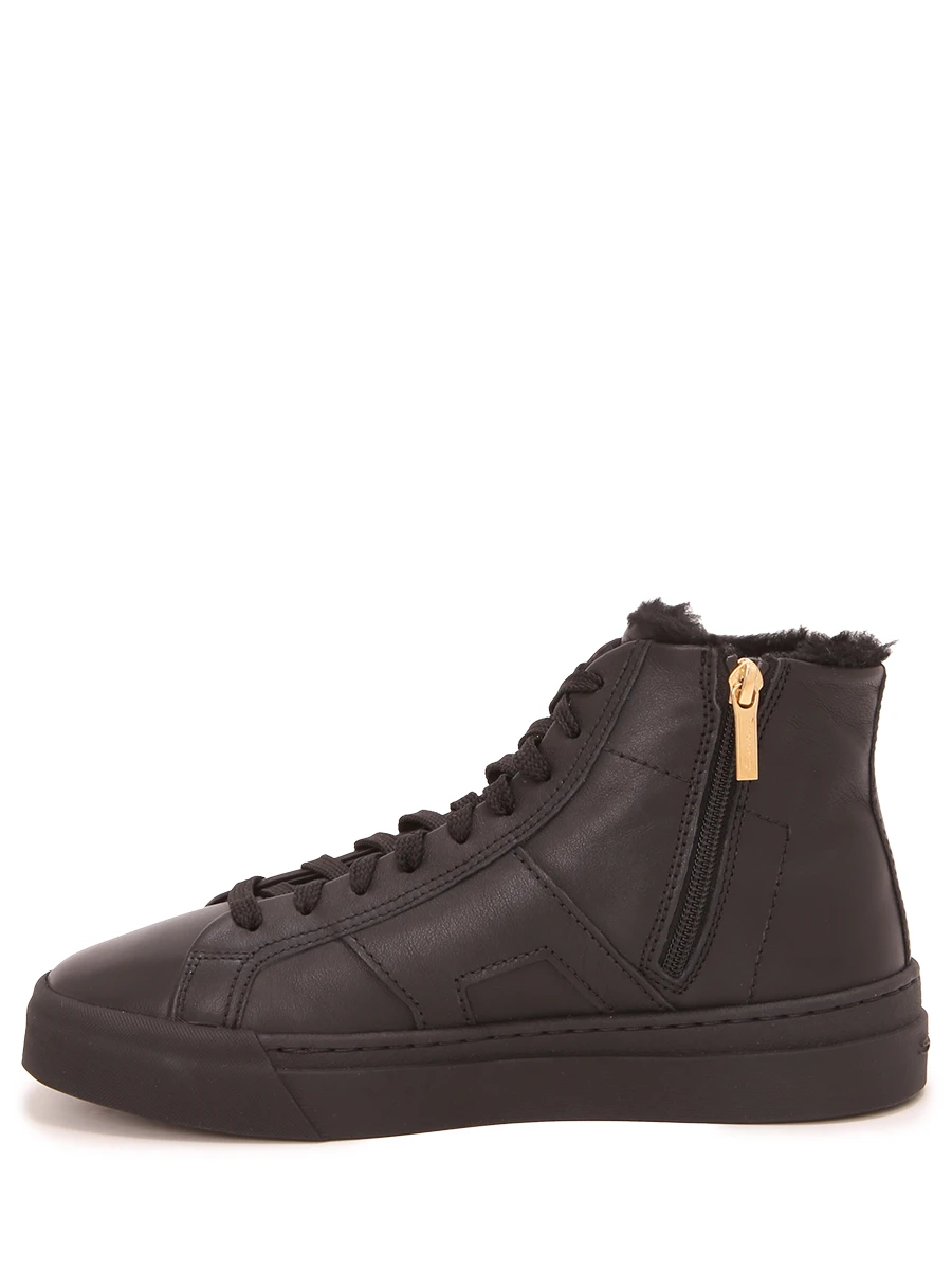 Кеды кожаные на меху