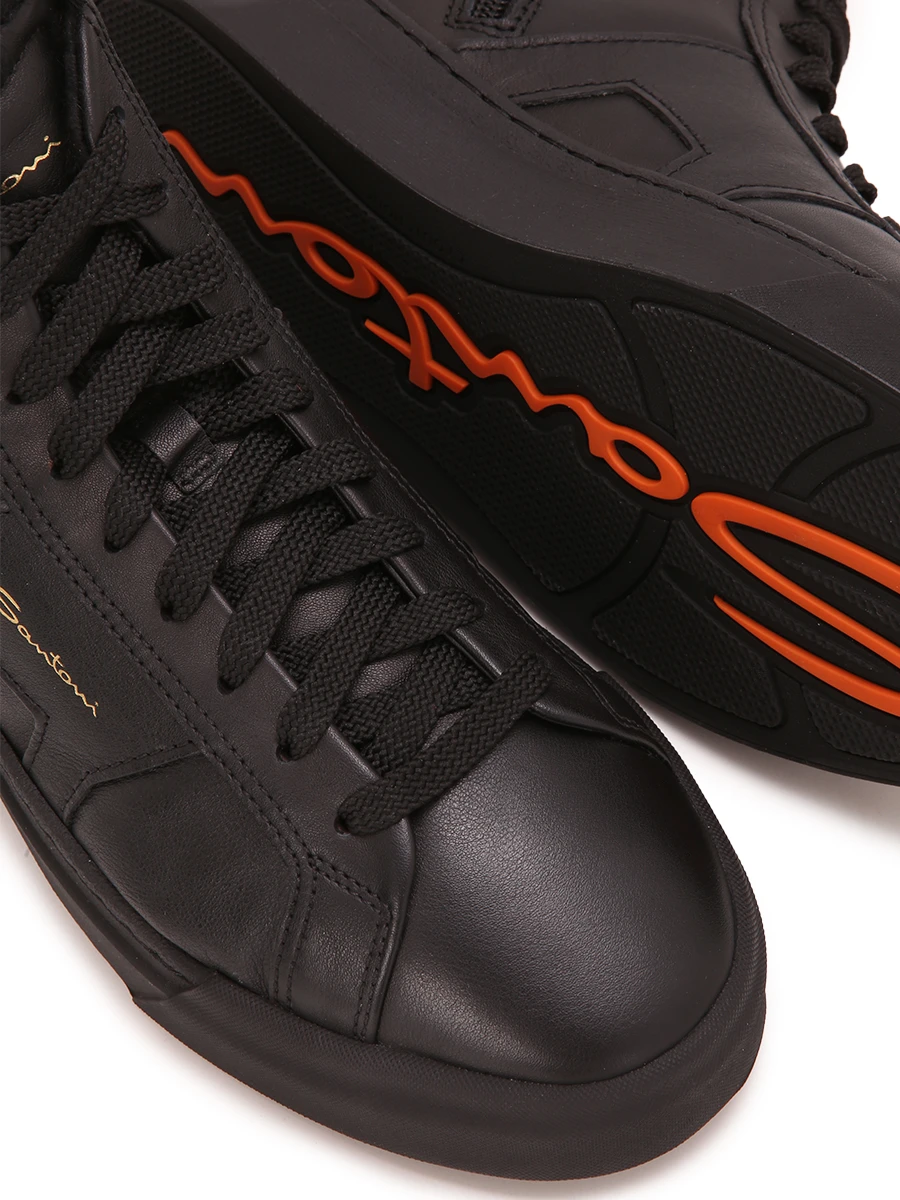 Кеды кожаные на меху