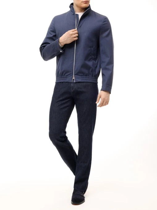 Бомбер шерстяной BRUNELLO CUCINELLI
