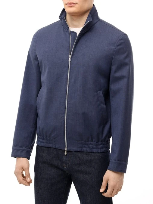 Бомбер шерстяной BRUNELLO CUCINELLI