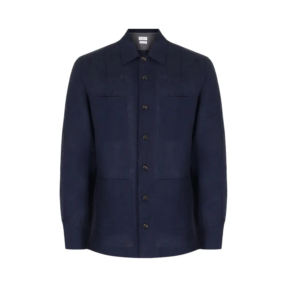 Рубашка Regular Fit льняная