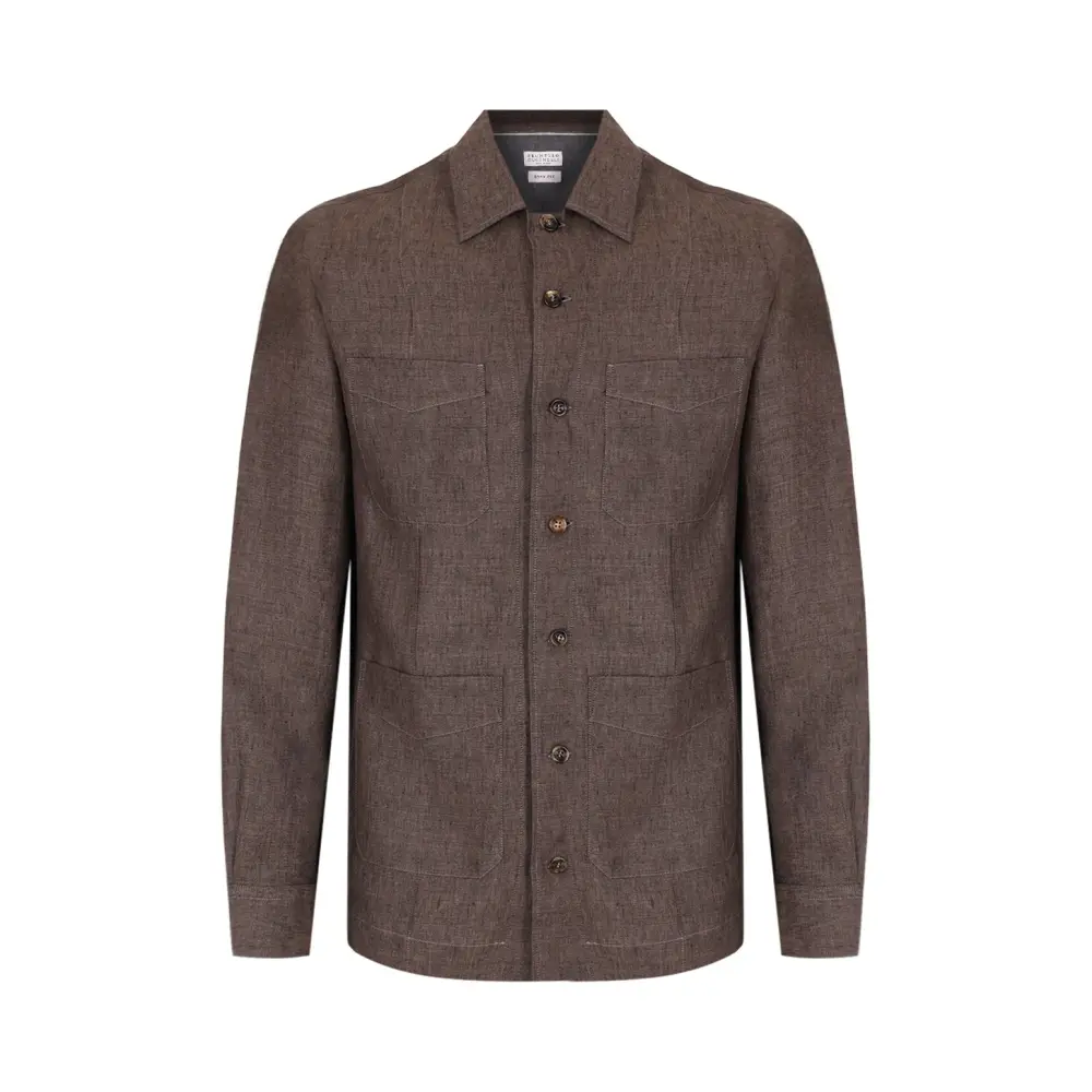 Рубашка Regular Fit льняная