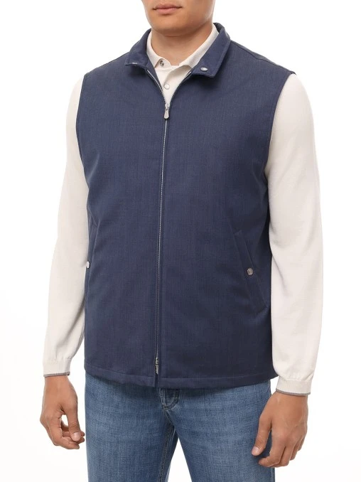 Жилет шерстяной BRUNELLO CUCINELLI