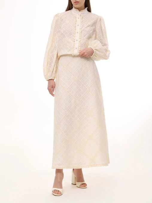 Юбка хлопковая ZIMMERMANN