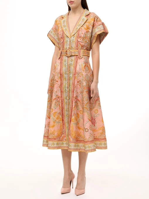 Платье льняное ZIMMERMANN