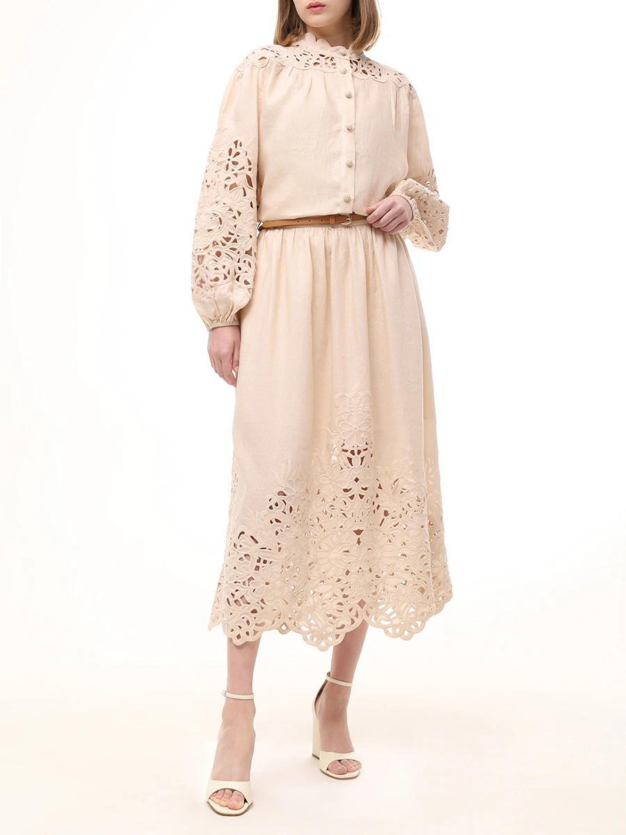 Блуза льняная