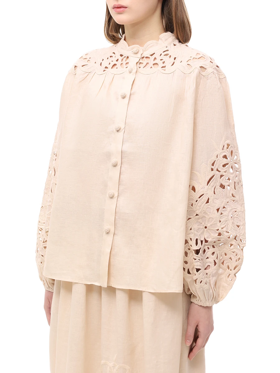 Блуза льняная