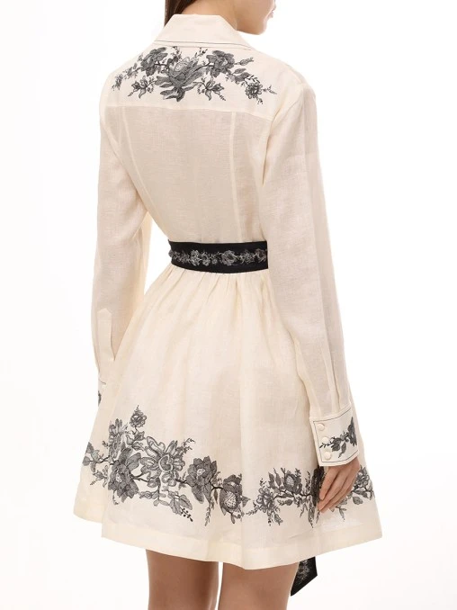 Платье льняное ZIMMERMANN