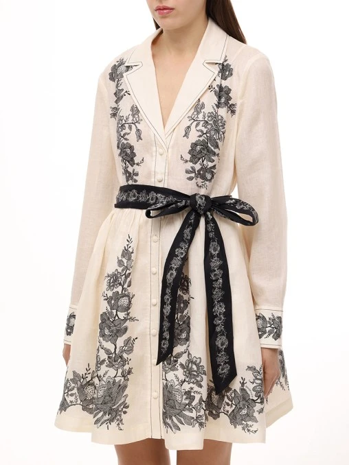 Платье льняное ZIMMERMANN