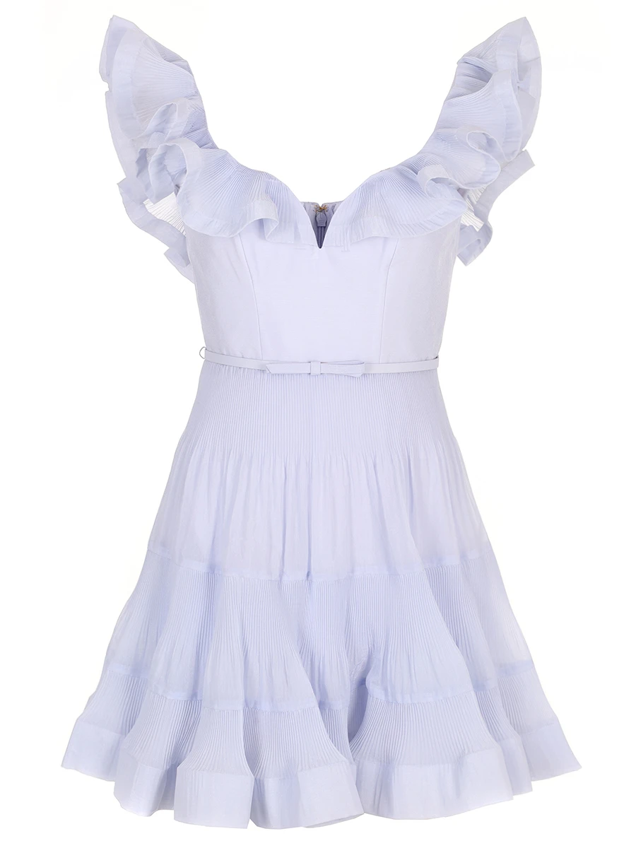 Платье однотонное