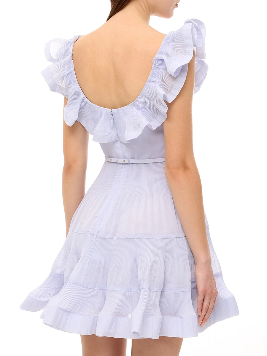 Платье однотонное