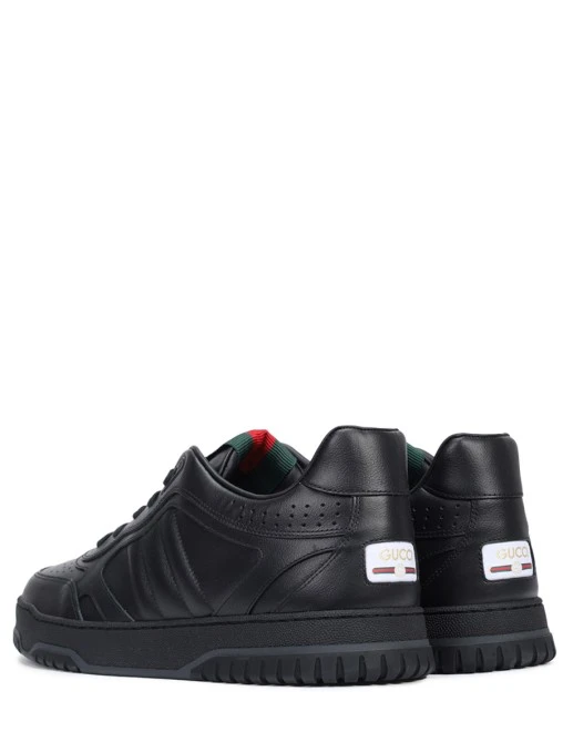 Кеды кожаные Gucci Re-Web GUCCI
