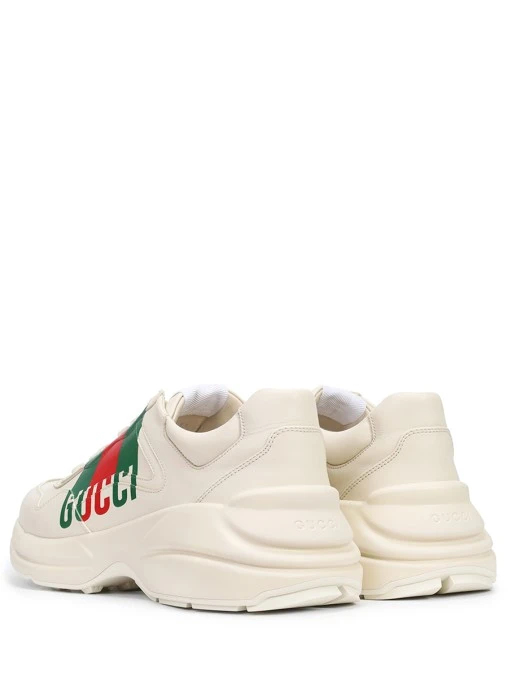 Кроссовки кожаные Rhyton GUCCI