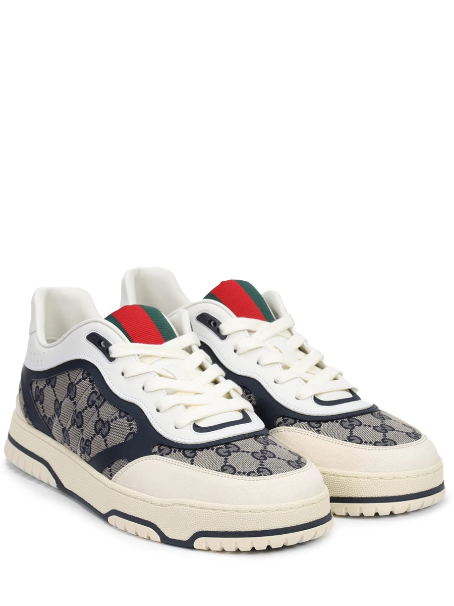 Кеды комбинированные Gucci Re-Web