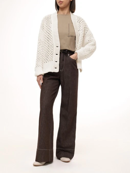 Джинсы хлопковые BRUNELLO CUCINELLI