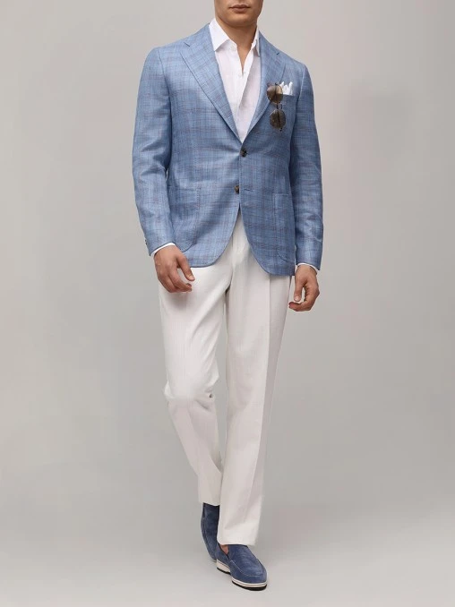 Пиджак в клетку STILE LATINO