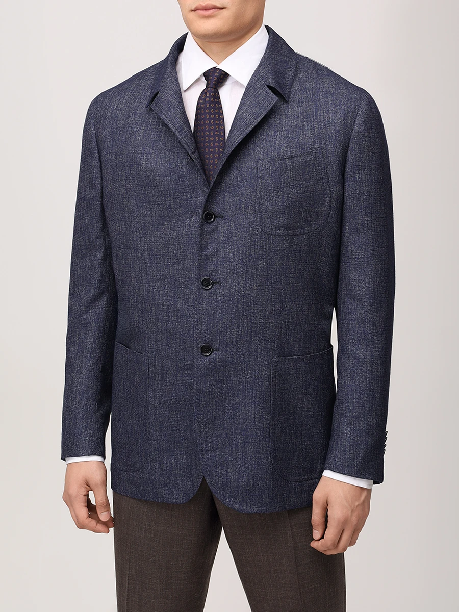 Пиджак однотонный