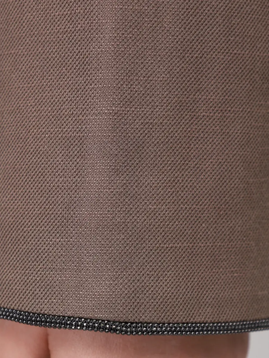 Пиджак из вискозы и льна