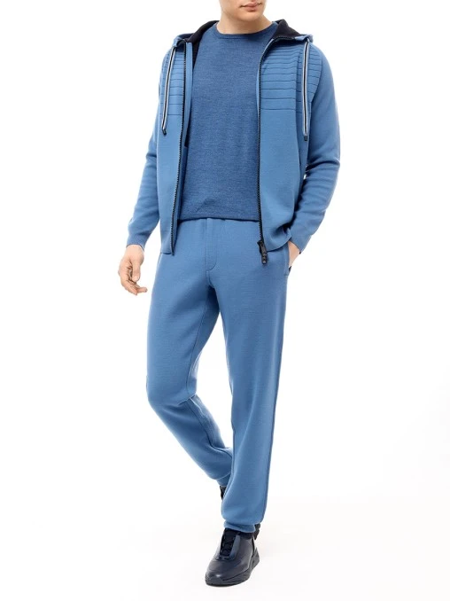 Олимпийка из шерсти и хлопка JOHNNY MANGLANI