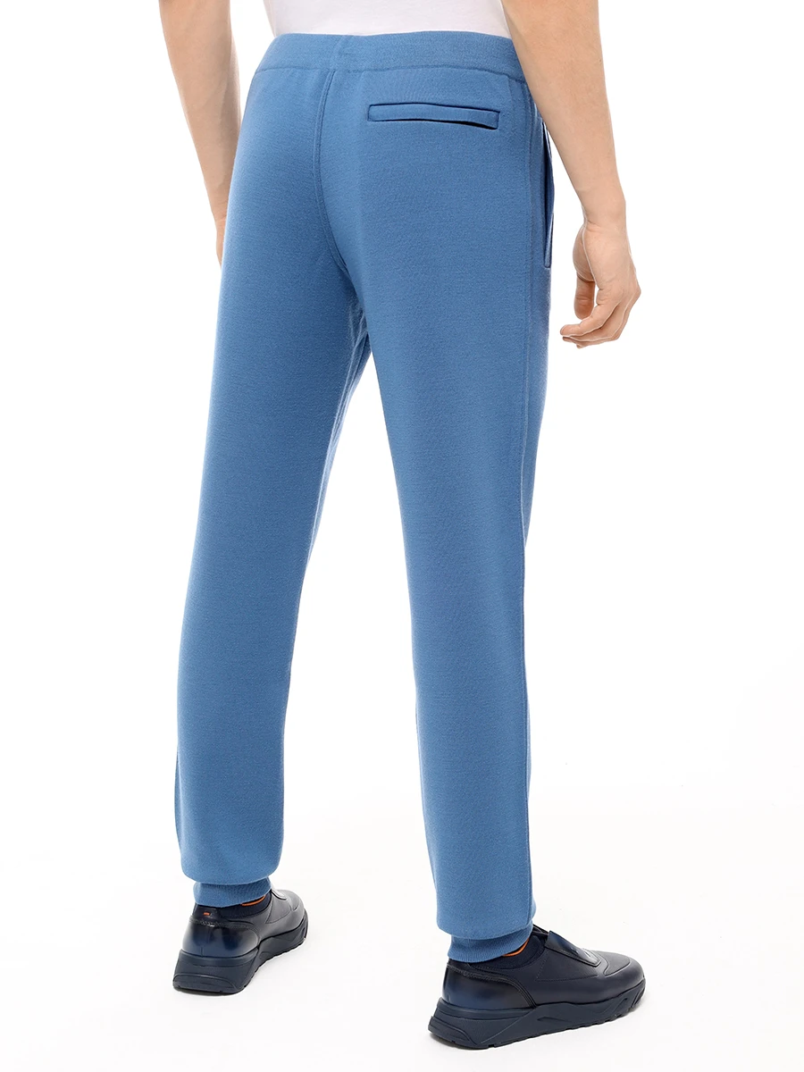 Брюки из шерсти и хлопка