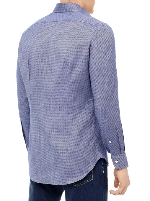 Рубашка Slim Fit хлопковая JOHNNY MANGLANI