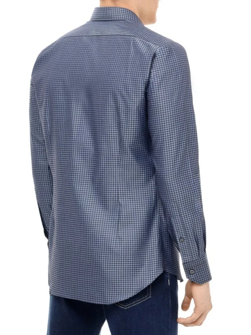Рубашка Slim Fit хлопковая JOHNNY MANGLANI