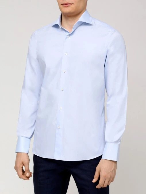 Рубашка Slim Fit хлопковая JOHNNY MANGLANI