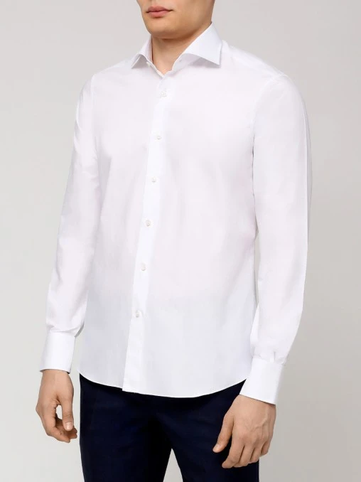 Рубашка Slim Fit хлопковая JOHNNY MANGLANI