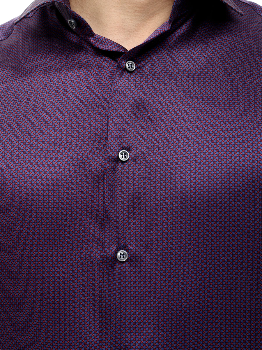 Рубашка Slim Fit шелковая