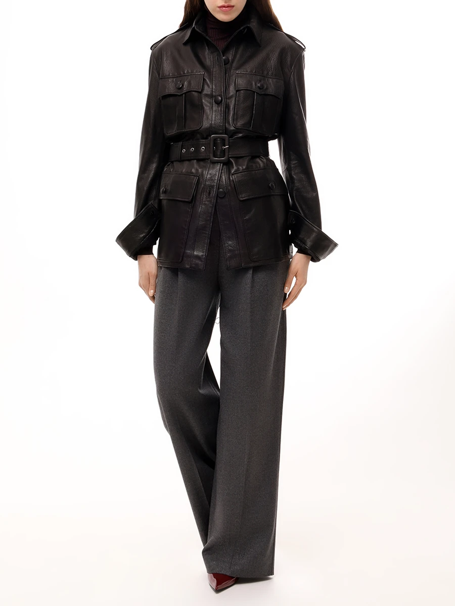 Куртка кожаная