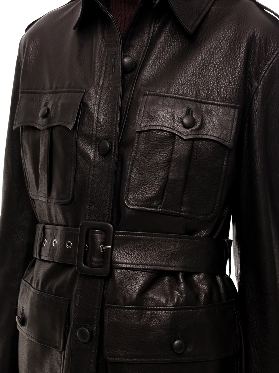 Куртка кожаная