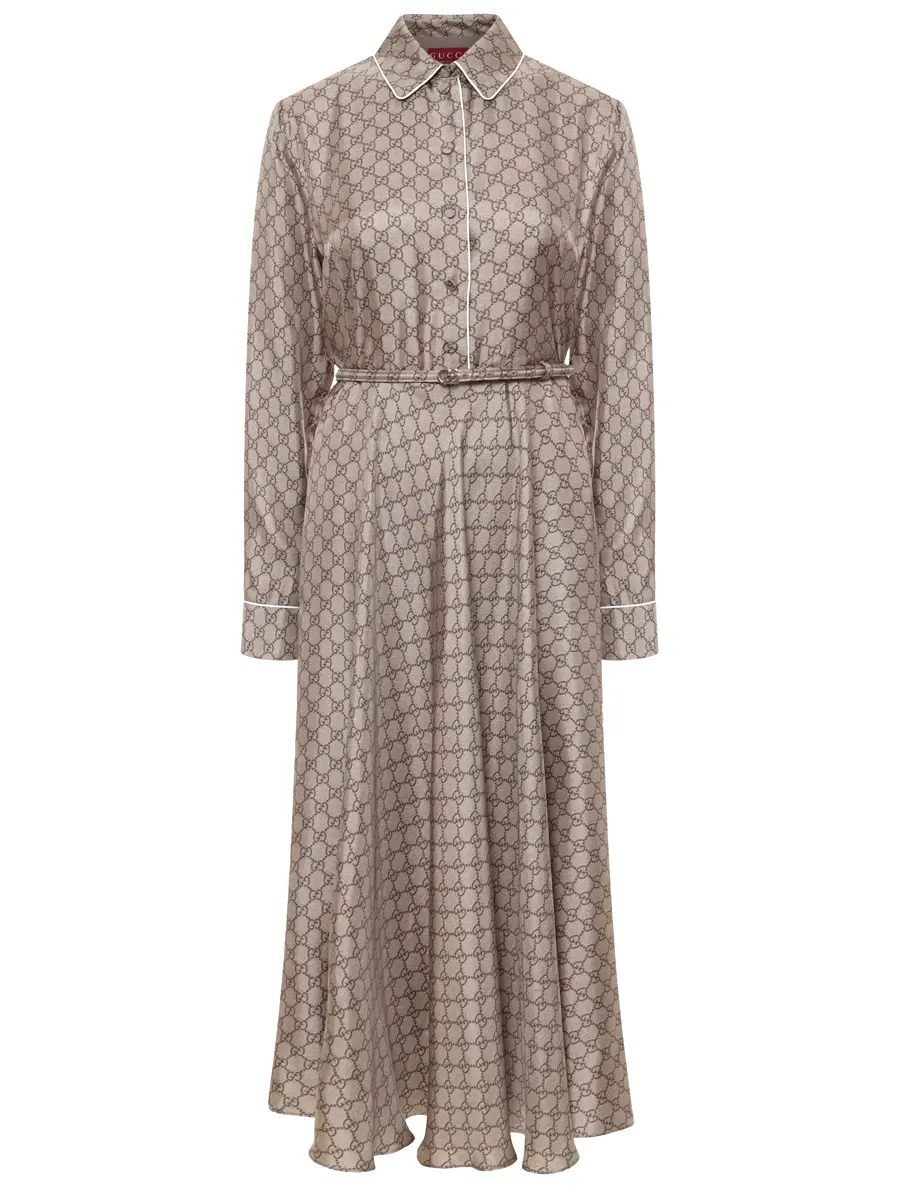 Платье шелковое