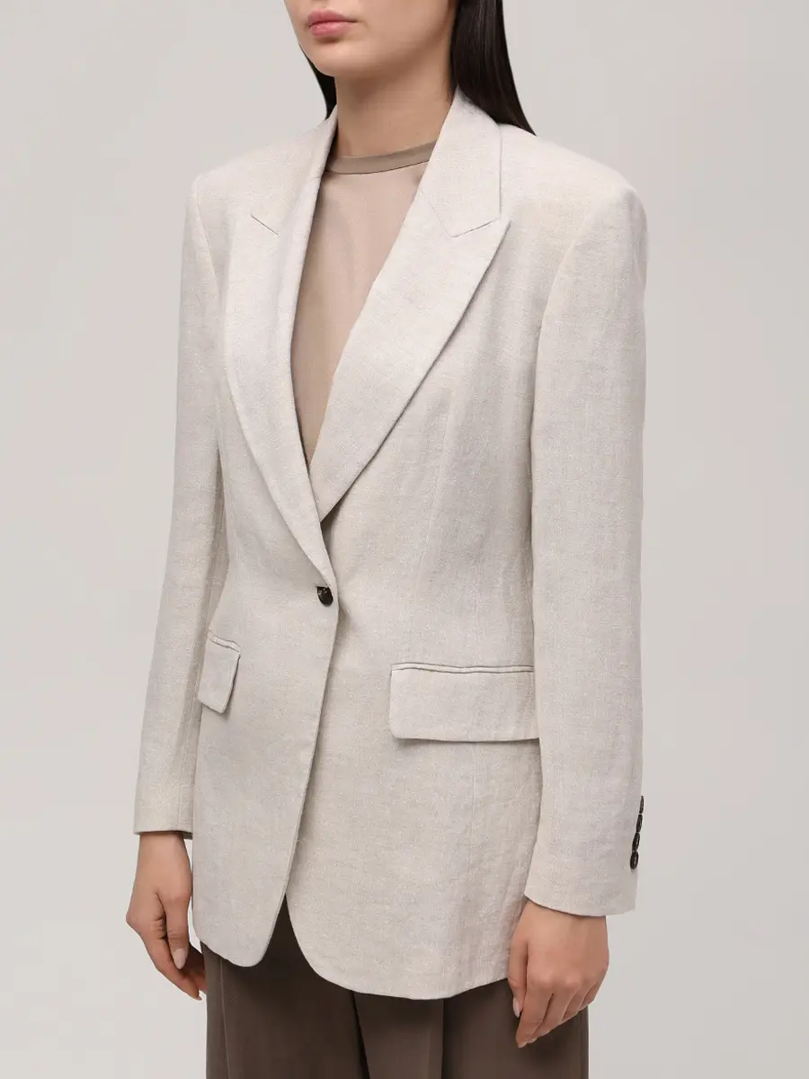 Пиджак льняной