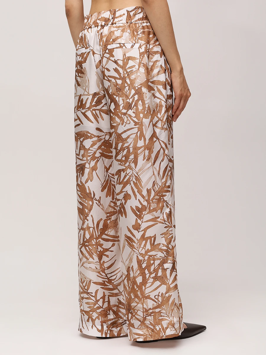 Брюки шелковые