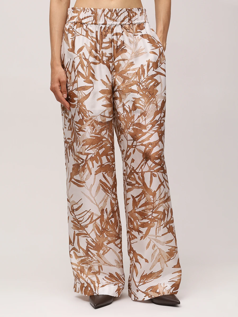 Брюки шелковые