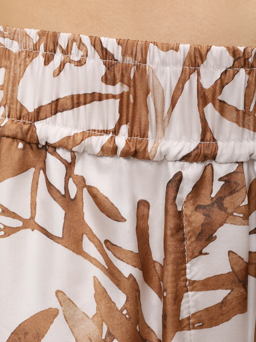 Брюки шелковые