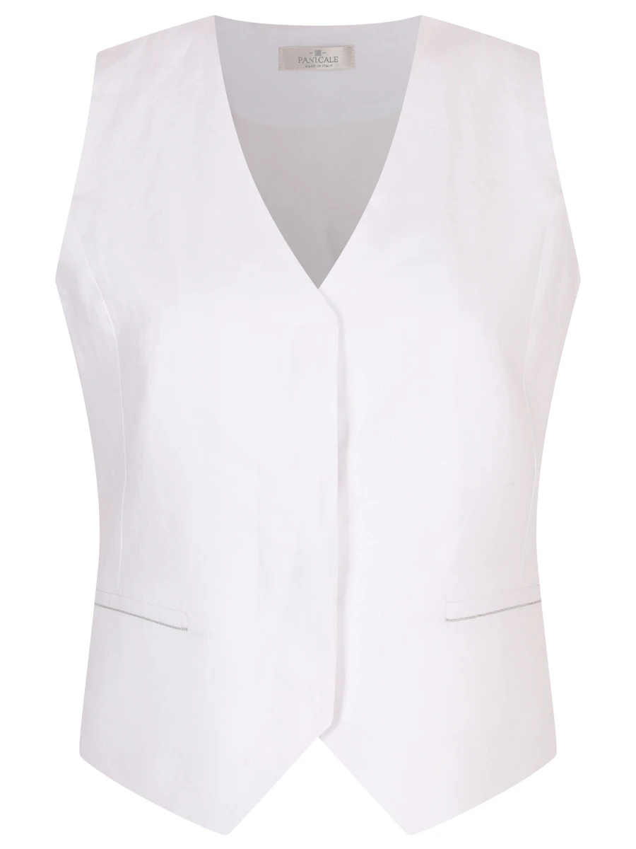 Жилет льняной