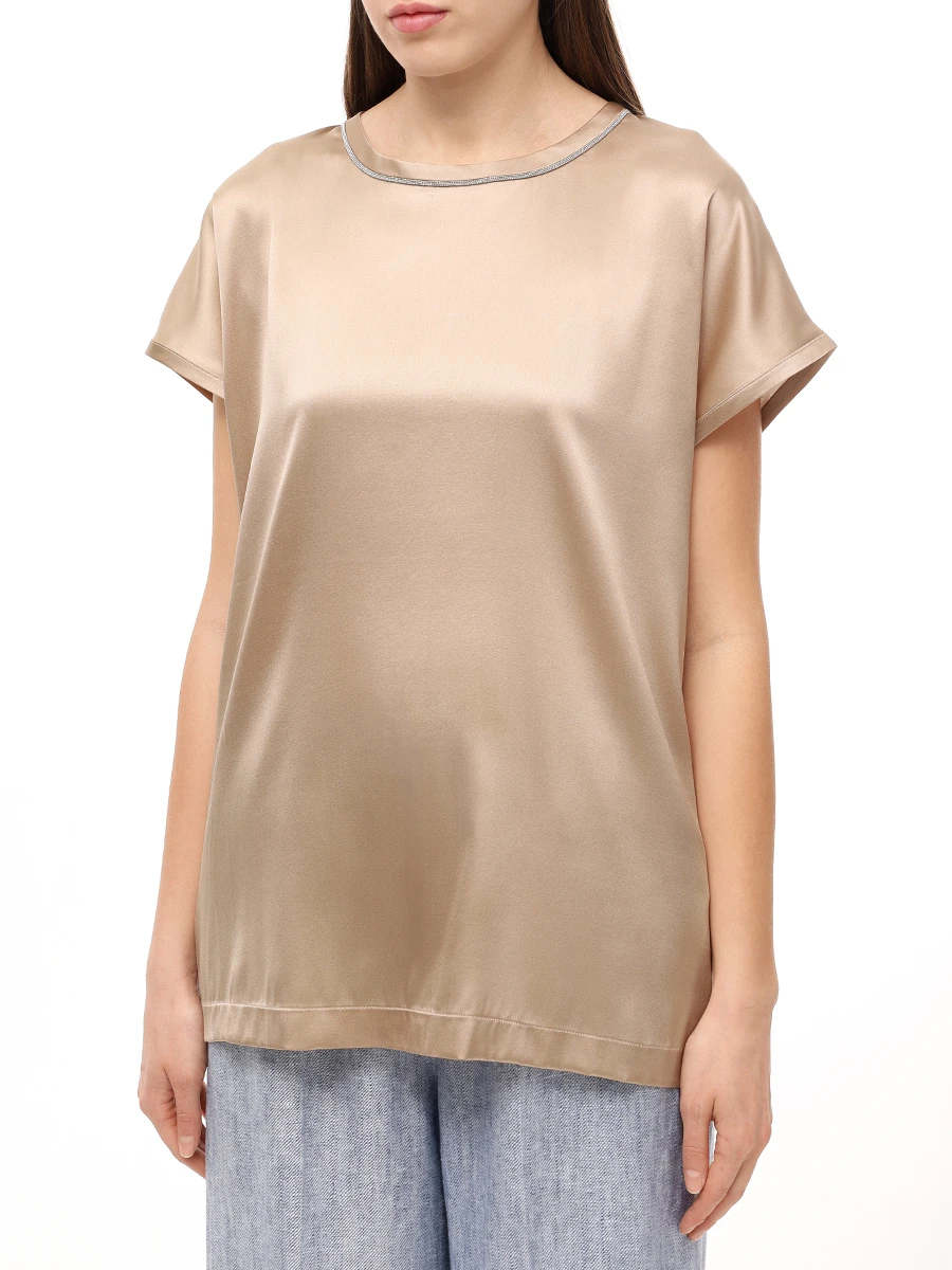 Топ шелковый