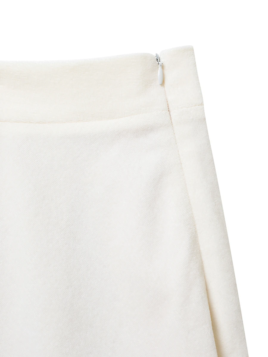 Юбка бархатная