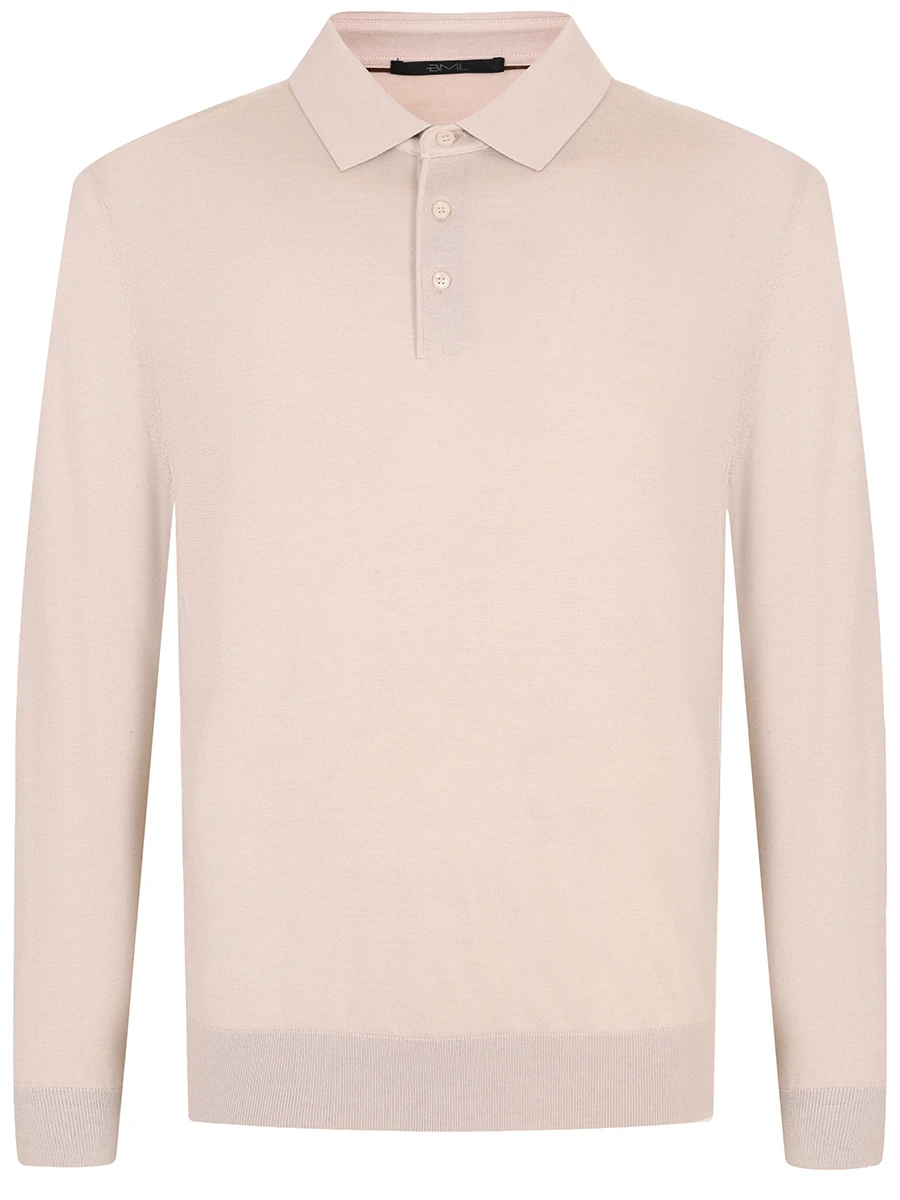 Поло из шерсти и шелка