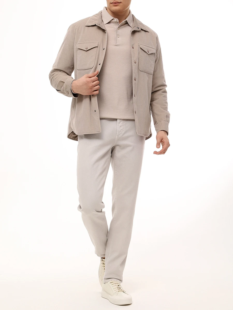 Поло из шерсти и шелка