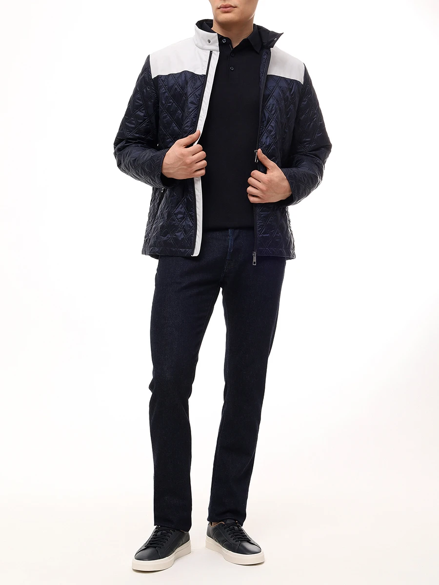 Поло из шерсти и шелка