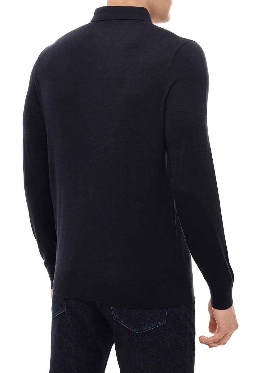 Поло из шерсти и шелка