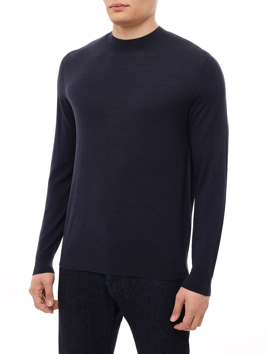 Джемпер из шерсти и шелка