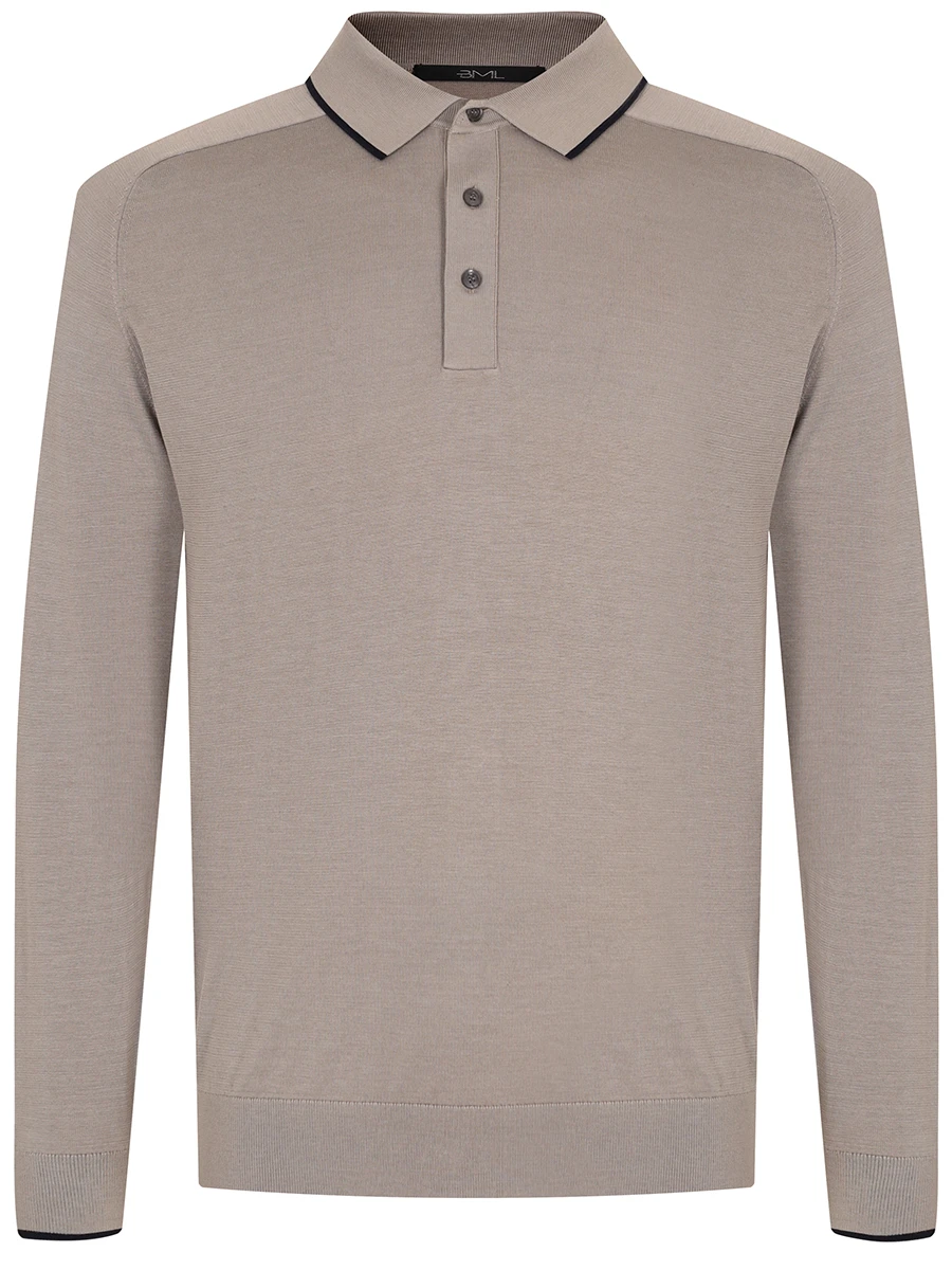 Поло из шелка и хлопка