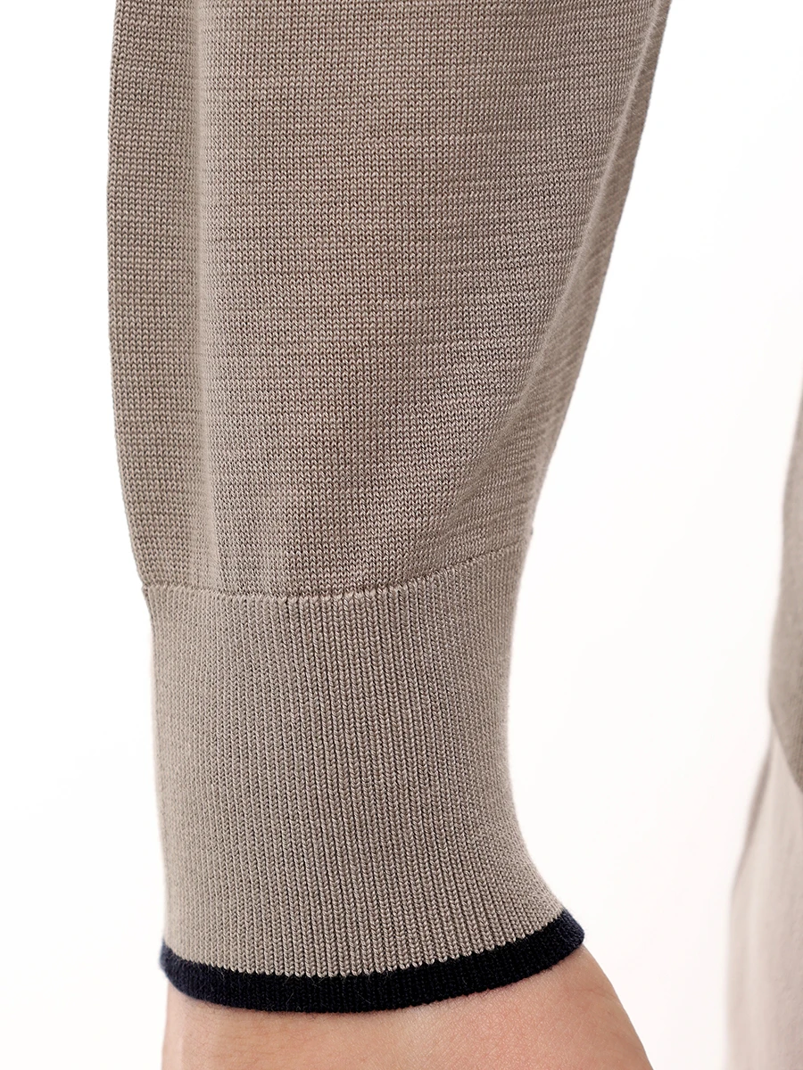 Поло из шелка и хлопка