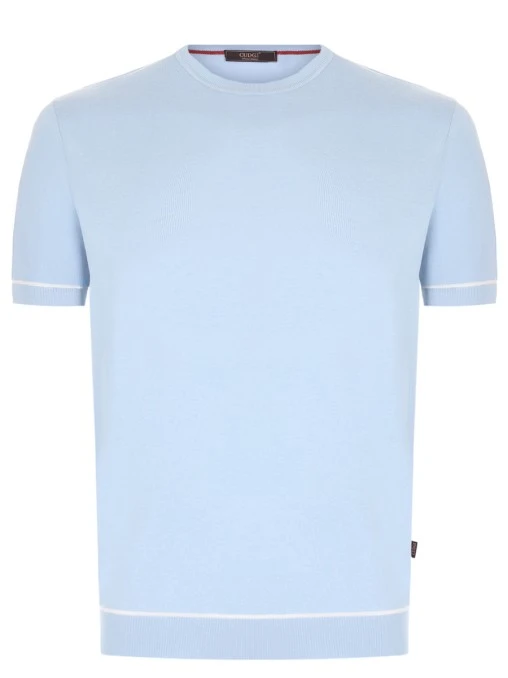 Футболка из хлопка и тенселя CUDGI