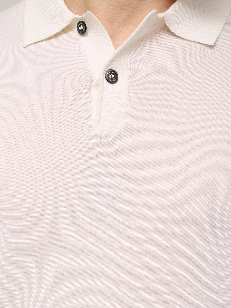 Поло из хлопка и тенселя